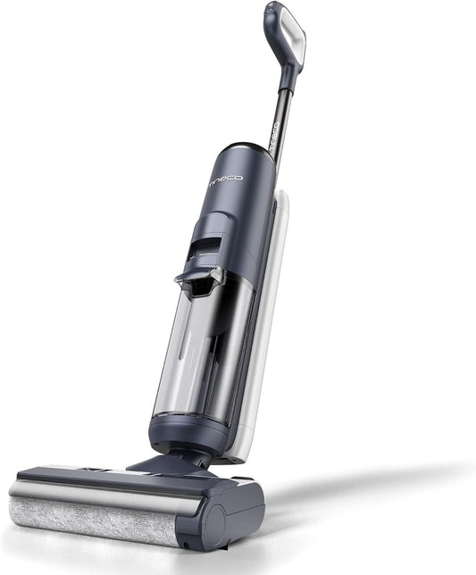 Tineco Floor ONE S5 Smart Cordless Wet Dry Vacuum Cleaner - Digital Display, Long Run Time, Blue