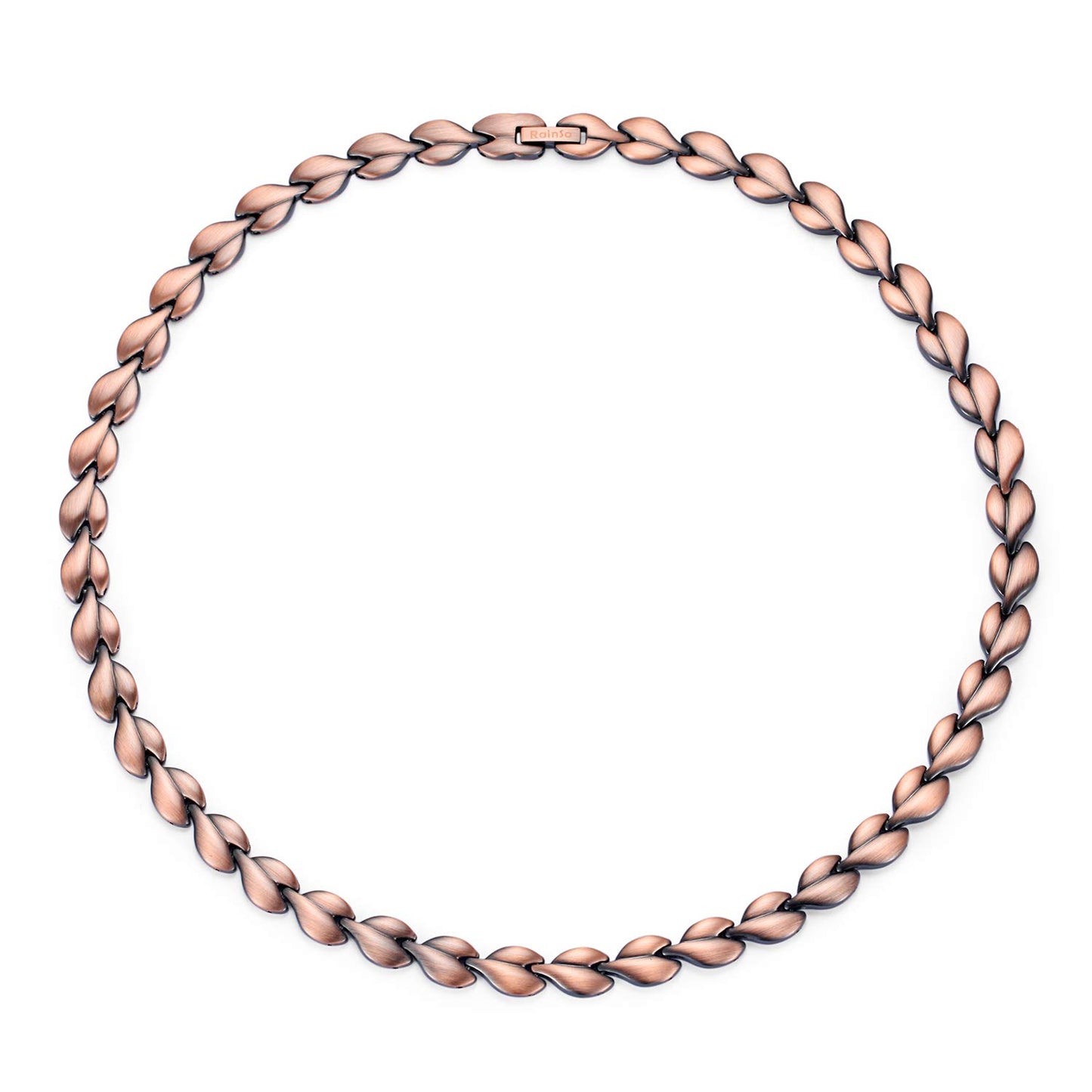 RainSo Heart Shape Pure Copper Magnetic Necklace for Women Adjustable Gift for Women