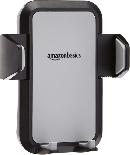 Amazon Basics 360 Universal Portable Smartphone Holder for Car, Air Vent Mount, Rotation, Easy to Install, One-Handed