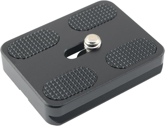 YTgilo 2PCS 1/4 inch-20 Metal Quick Release Plate with Camera Screw Tripod Mounting Plate for DSLR Camera Tripod Ball