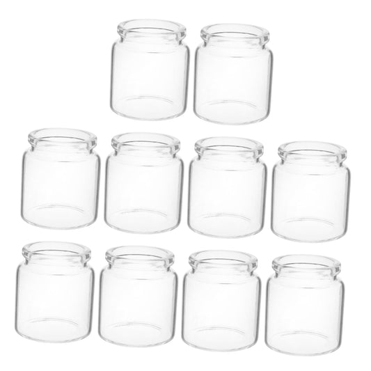 BESPORTBLE 10pcs Stylish Miniature Glass Bottles for Succulents Plant Propagation Tubes Micro Landscape Terrariums