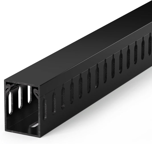 ZhiYo H1.6 W1.2in 6.6ft (2xL3.3ft) x Cable Raceway, Server Rack Cable Management Under Desk Cord Organizer, Electrical