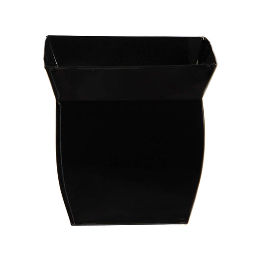 Nearly Natural 8in. Fluted Metal Square Planter
