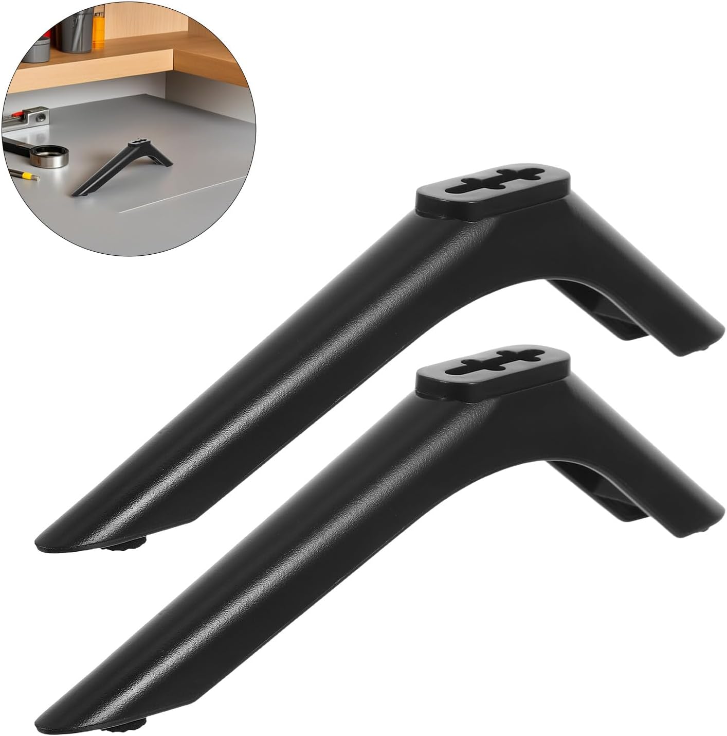 Zerodeko 32-43 Inch Universal Tv Stand Base Mount for LCD LED Tvs with Screws Heavy Duty Television Support Bracket