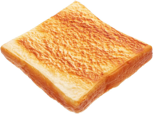 1pcs Baluue Simulation Artificial Bread Fake Toast Slice Realistic False Toast Bread Cake Food Model Bakery Display