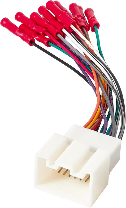 1999-2003 1998-2005 RED WOLF Stereo Wiring Harness Pre-Installed Wire Connectors Compatible with Ford Ranger Explorer