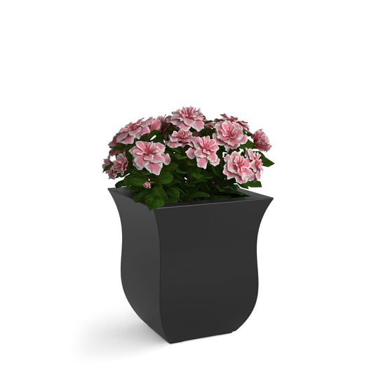 Mayne 5873-B Polyethylene Planter, Black 16x16