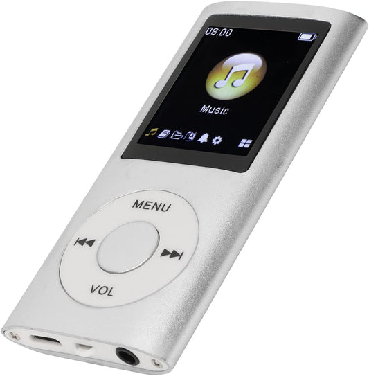 Zopsc MP3 1.8 Inch 64GB, 200mAh Player, Portable Lossless HiFi Music Player with LCD Screen, Memory Card Slot Support