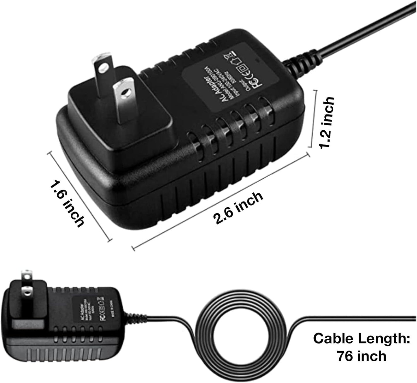 LKPower 5V DC AC Adapter for Tenvis Wireless WiFi IP Camera Webcam Power Supply Cord PSU