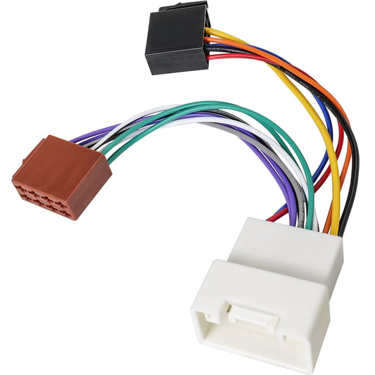 20Pin ISO Radio Wiring Harness Car Stereo Wire Adapter Compatible with Mitsubishi Outlander Lancer Mirage Pajero Shogun
