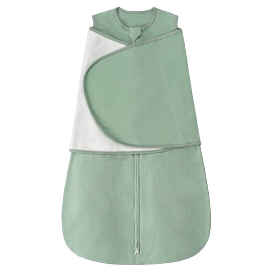 ZIGJOY Baby Sleep Sack Swaddle - 100% Cotton Wearable Blanket for Newborns 0-6 Months | Green