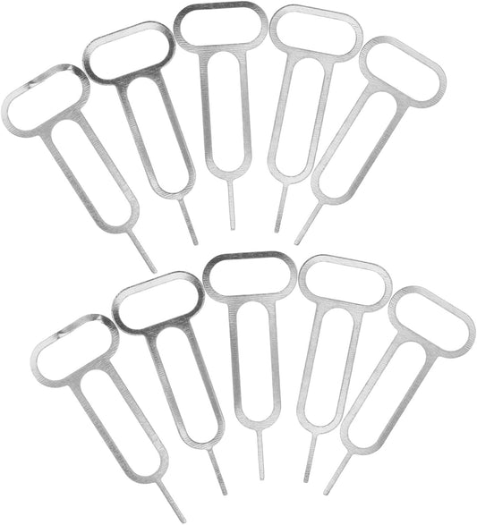 300pcs Set ULTECHNOVO Sim Card Removal Tool and Sim Tray Ejector Pin for Smartphones Anti-Lost Keychain Design