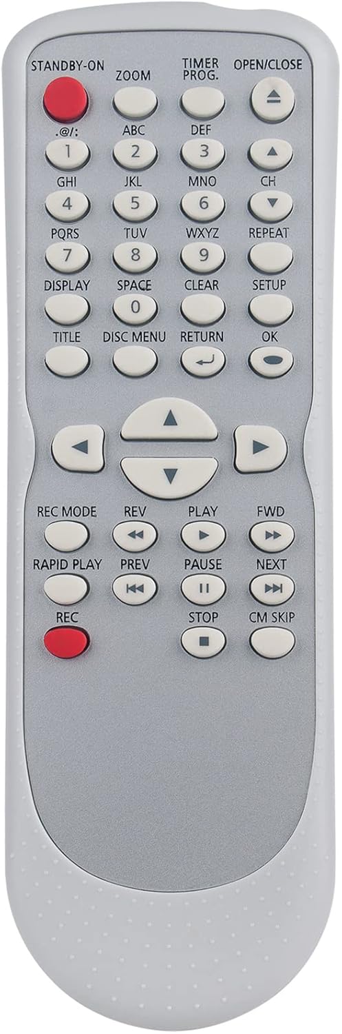 ZdalaMit NB086UD RTNB086UD NB086 Commander WV10D6 SV2000 Replacement Remote Control fit for Funai DVD Recorder VCR