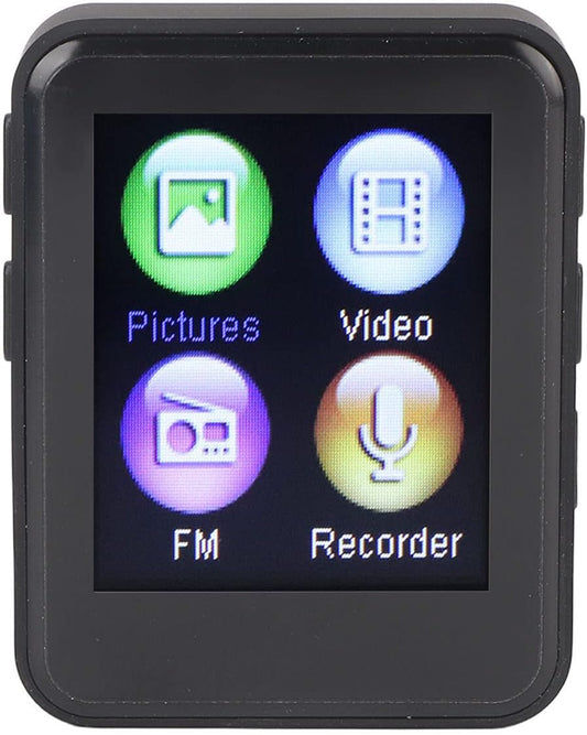 Zyyini MP3 5.0 1.77 Inch 64GB Player, Bluetooth Music Player, Portable HiFi Music Player FM Radio Recording EBook