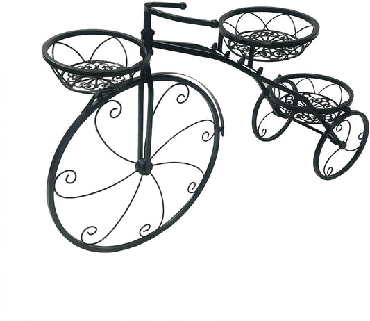 YIYIBYUS Multilayer Plant Stands,Tricycle Plant Stand Flower Pot Garden Cart Stand and Plant Holder Display Rack