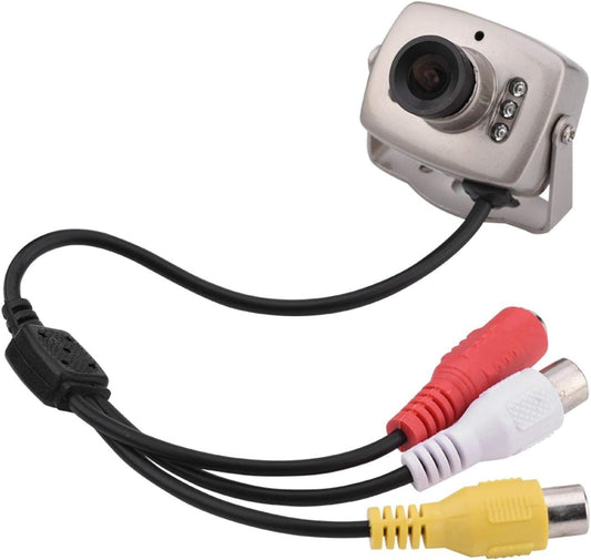Zunate 6 CMOS Mini CCTV Camera, Night Vision Digital Home Security Video Camera, LED Wired CCTV PAL/NTSC Surveillance