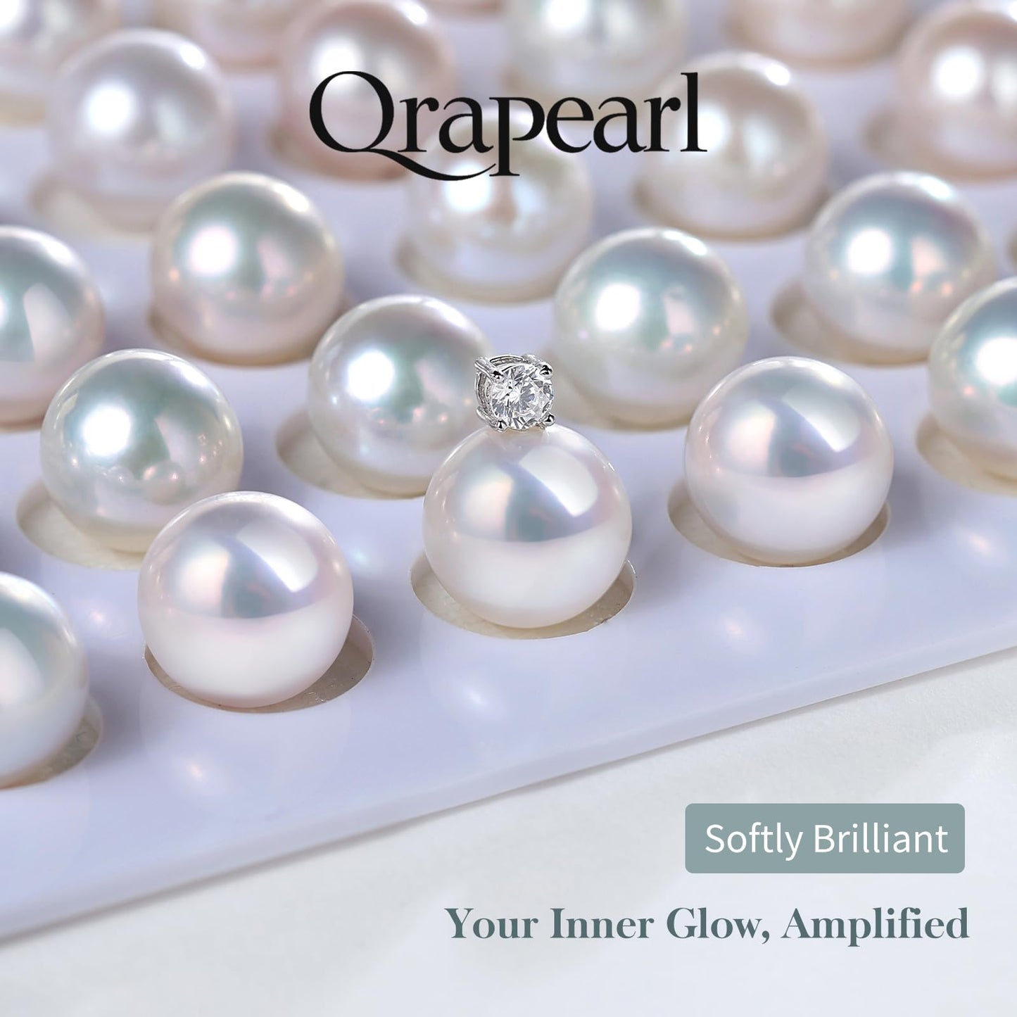 Orapearl Freshwater Pearl Pendant Necklace AAAAA 11-12mm Elegant Jewelry Gift for Wife Mom Girlfriend Her Women with 925 Sterling Silver Chain June Birthstone for Anniversary Birthday Wedding