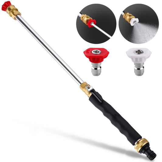 Belkid 2026 Upgraded Jet Nozzle Power Washer for Garden Hose, Includes 2 High-Pressure Nozzles and Quick Connectors | Hydro Jet High Pressure Washer Tools