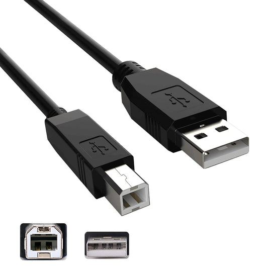 10FT 450 Replacement USB PC Data Transfer Host Cable Cord Printer Cable for DYMO Label Writer Twin Turbo Label Printer