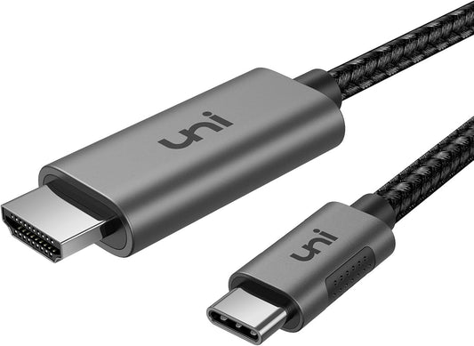 10ft 4K@60Hz, 3/4 S8-S23, Pro/Air2023, 4, 15 uni USB C to HDMI Cable Sturdy Aluminum USB Type-C to HDMI Cord