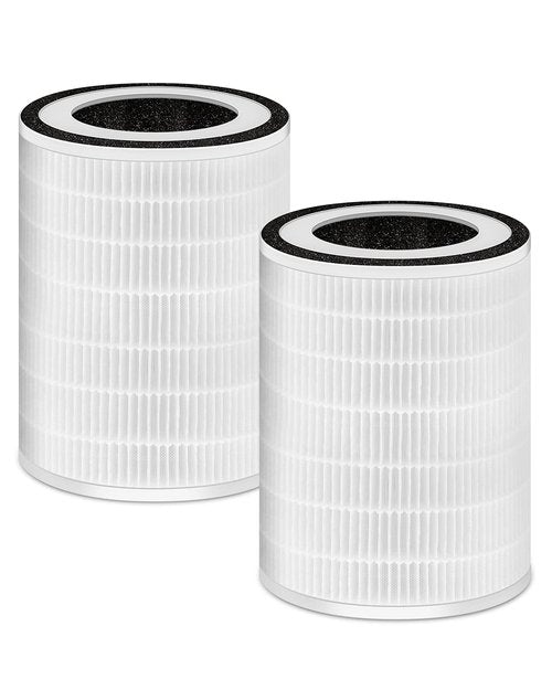 MORENTO KILO Air Purifier Replacement Filter, 3-In-1 Ture HEPA Filter, Efficiency Activated Carbon, for MORENTO Kilo Air Purifier,2 Pack