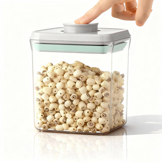 Cozey Daily Airtight Food Storage Container Pop Containers With Lids, Bpa Free for Spaghetti Cereal Flour Rice Kitchen Organizer (rectangle 1250ml / 1.25qt)