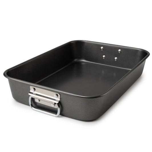 Tiawudi Lasagna Pan with Handles, 15x10x3 Inch Bakeware for Oven, Nonstick Rectangular Roasting Pan, Deep Baking Dish for Cake and Brownie, Heavy Duty