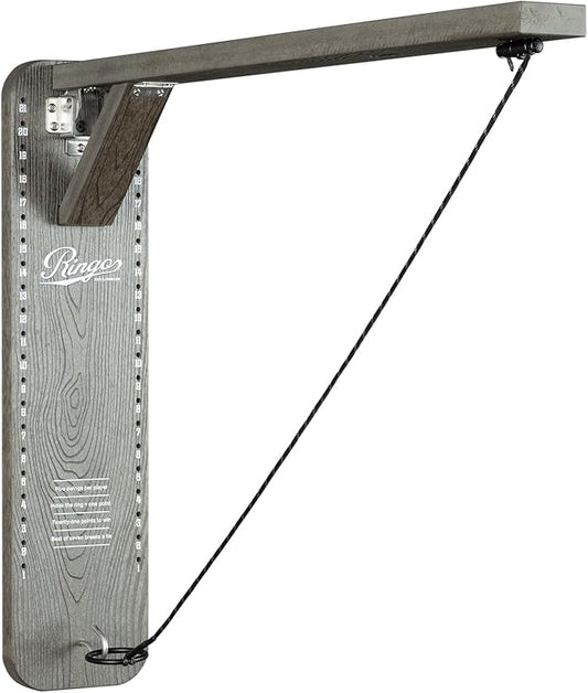 Ringo Outdoor Premium Hook and Ring Game. Fully Assembled and Mounts in 90 Seconds, Lifetime Warrantee. Made for Outdoors!