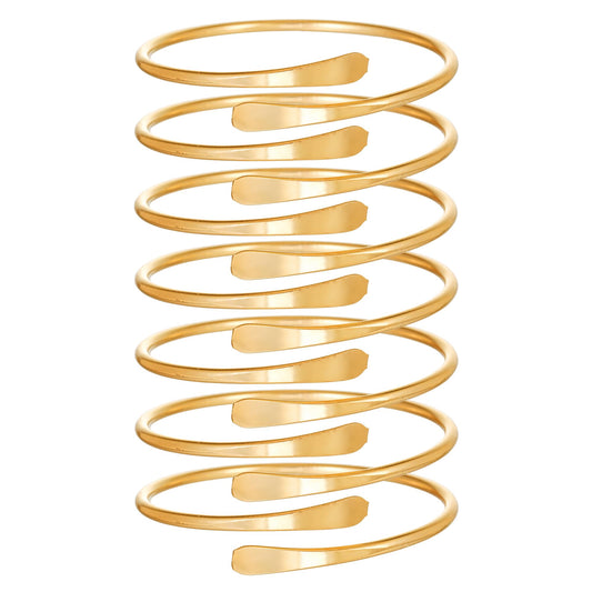 AYWFCBF Gold Cuff Bangles Bracelets for Women, 14k Gold Plated Adjustable Open Cuff Stackable Bracelets Set Boho Jewelry for Women