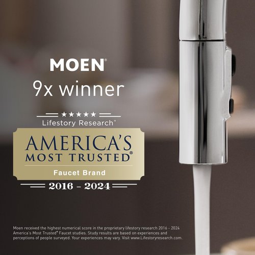 Moen Brushed Nickel Eco-Performance Handshower Handheld Shower Head, 189318BN