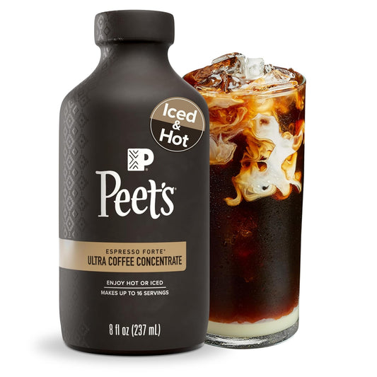 Peet's Coffee Ultra Coffee Concentrate - Instant Hot, Cold Brew or Iced Coffee, 100% Arabica, 8 Fl Oz