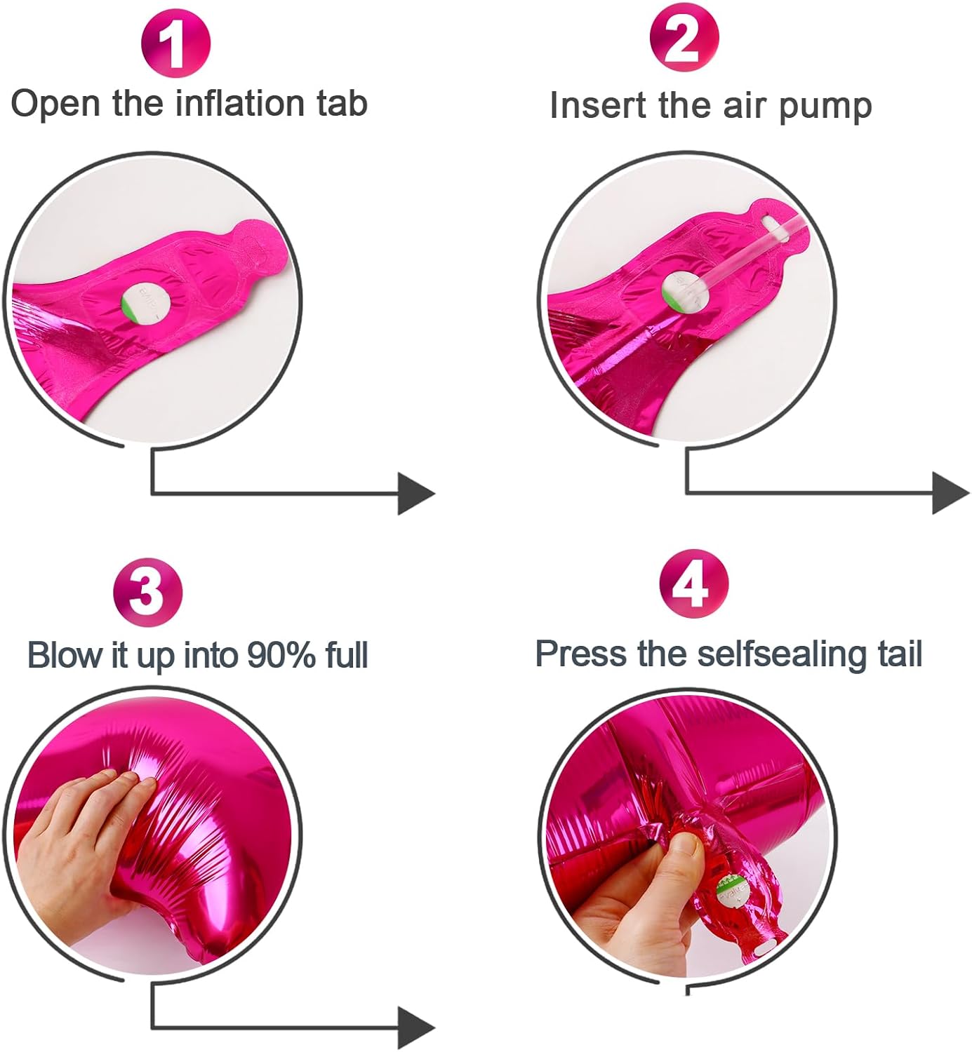 Number 13 Balloons by [Brand Name] - 40-Inch Hot Pink Birthday Decorations for Girls