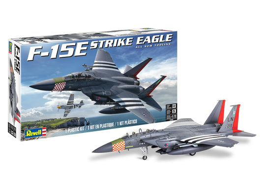 Revell 15995 F-15E Strike Eagle 1:72 Scale 210-Piece Skill Level 5 Model Airplane Building Kit