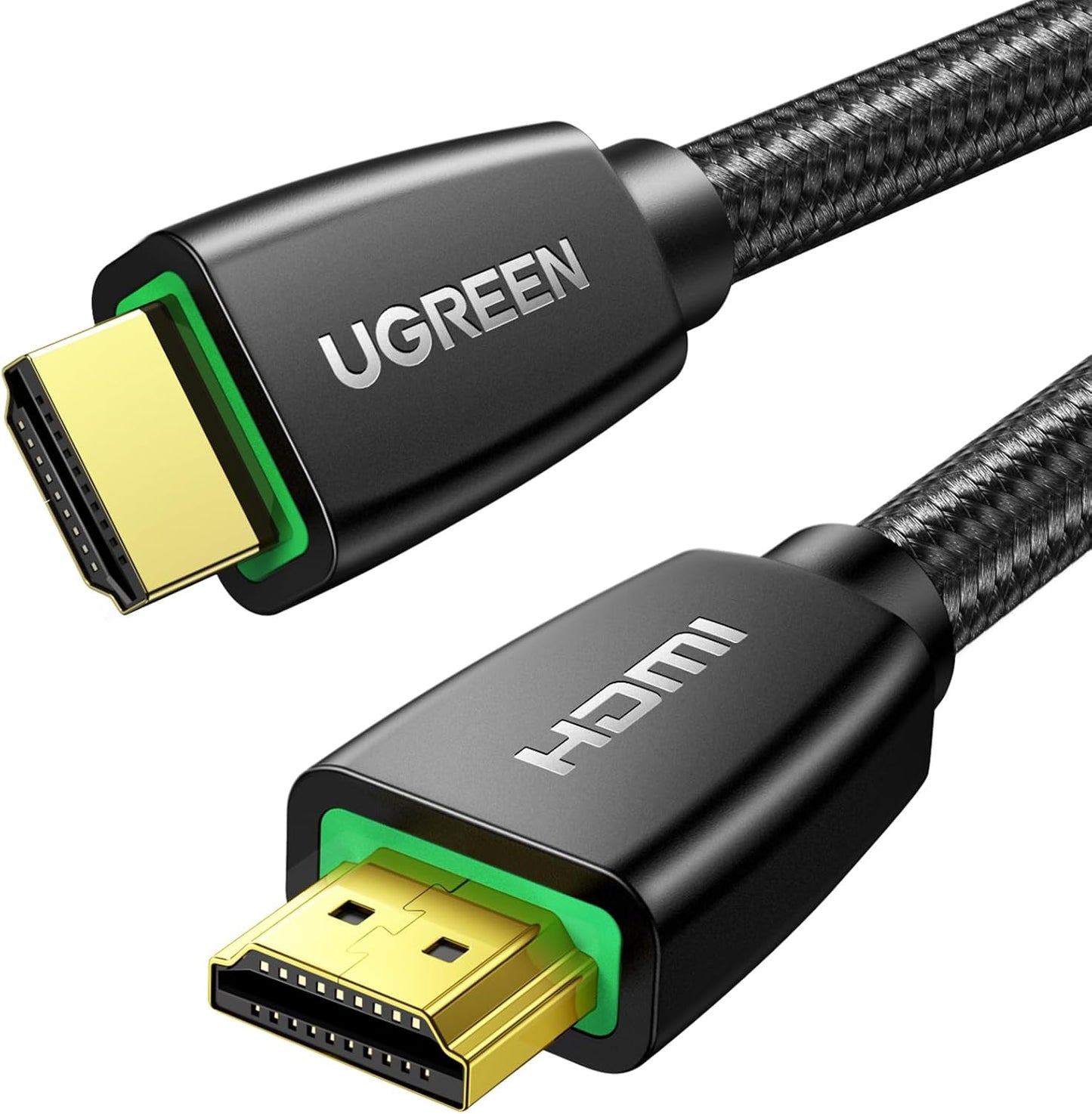 4K 18Gbps 4K 60HZ 360 PS5 PS4 16FT UGREEN HDMI Cable Braided High Speed HDMI Cord with Ethernet Support Compatible
