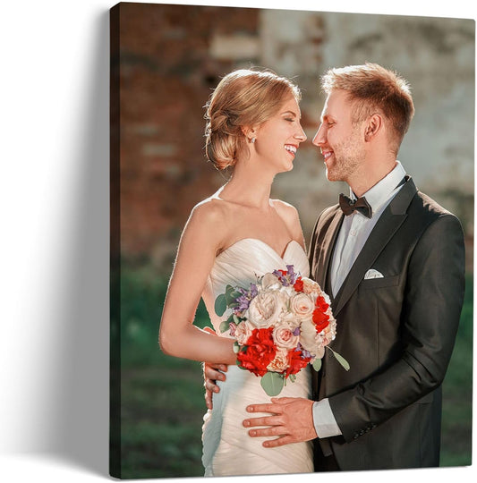Sunwes Custom Canvas Prints - Personalized Wall Art for Weddings & Family | 24x36 Inches, Ready to Hang, Made in USA