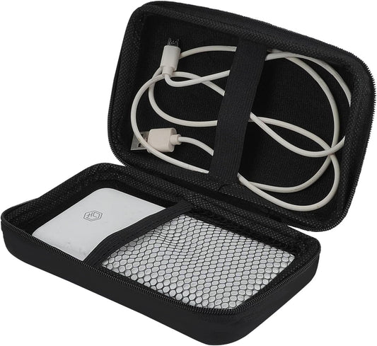 Zoyiancy Power Bank Case, Hard Cover Cable Storage Bag, Travel Shockproof Carrying Portable Eva Case for Power Cable