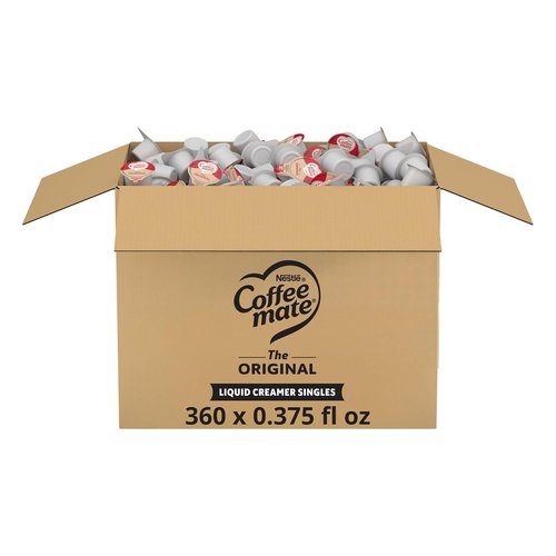 Nestle Coffee-Mate Coffee Creamer Singles - Original Non-Dairy Liquid Creamer | 0.375 Fl Oz Tubs (360 Pack)