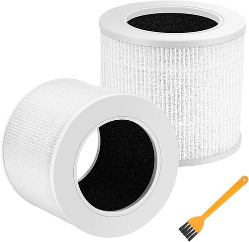 LEVOIT Core Mini Replacement Filter - 3-in-1 Air Purifier Filter for Core Mini-P | 2 Pack