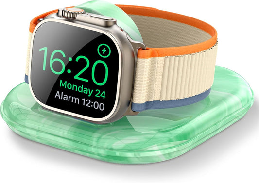 ZIKUREL 2/3/4/5/6/7/8/9/10/Ultra 1 2, for Apple Watch Magnetic Charging Dock - Fast Magnetic Charger Stand, Compatible