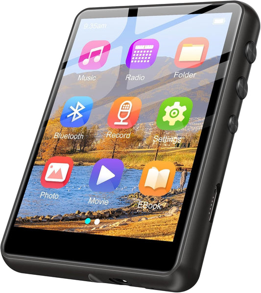 ZAQE 128GB MP3 5.4, 2.4" Player with Bluetooth Portable HiFi Music Player with FM Radio/HD