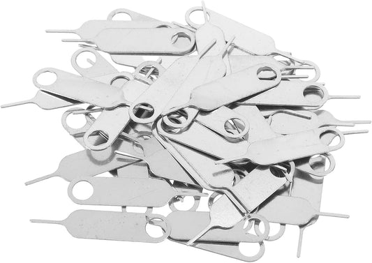 500pcs Sim Card Removal Tool Ejector Pin Stainless Steel Phone Sim Tool Ejection Pin Mobile Phone Compatible