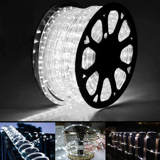 Skiennix 200ft LED Rope Lights - Waterproof Flexible Tube Lighting with 8 Modes for Outdoor & Indoor Use