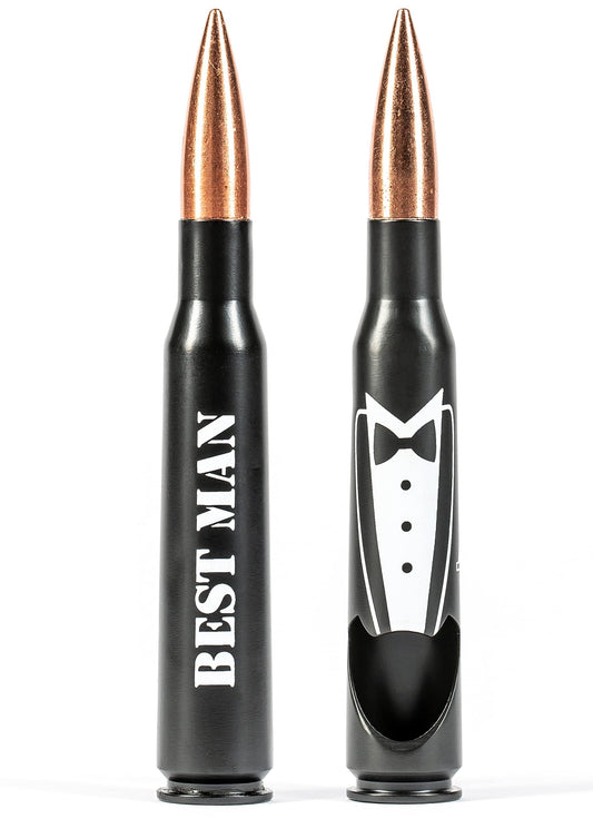 Best Man Gifts for Wedding - Engraved ‘BEST MAN' 50 Cal Bottle Opener I Best Man Proposal Gift I Will You Be my Best Man Gifts