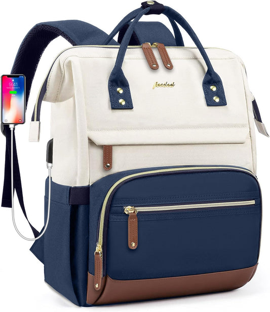 Backpack 15.6 Inch BackPacks Pack Daypack Focdod Laptop for Womem Work Bags: Travel Durable Back With USB Charging Port