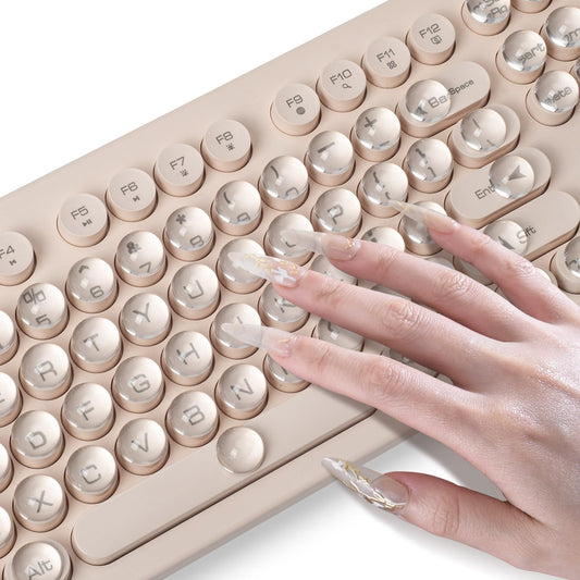110PCS Keyboard Cover Stickers for Long Nails - Clear Glass Bubbles Long Nail Keyboard Cover, Raised Acrylic Nail Art