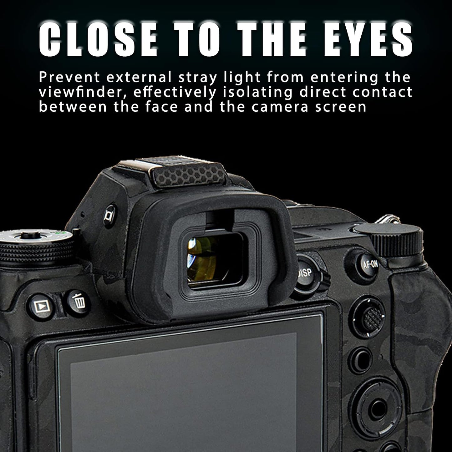 Mbeysaq DK29 Z5 Z6 Z7 Z6II Z7II Camera Viewfinder Eyecup for - Protects Eyepiece, Blocks Glare, Comfortable Fit