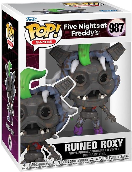 Funko POP! Ruined Roxy Vinyl Figure - Collectible FNAF Model for Kids & Adults | Perfect Gift for Gamers