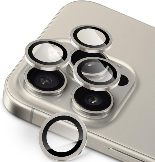 4 Pack 15 15 9H SPARIN Camera Lens Protector for iPhone Pro/iPhone Pro Max, Hardness Tempered Glass Protection, Ultra