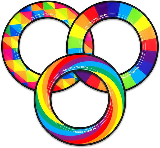 Donfly Flying Disc ，3 Pack Flying Ring, Pool Toys,Beach Games,Backyard Games,Outdoor Games,Outdoor Toys for Adults