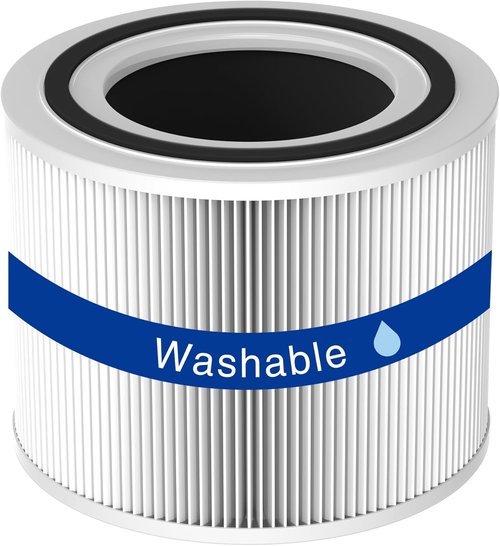 LEVOIT Core 300 Washable Replacement Filter - 3-in-1 H13 True HEPA with Activated Carbon | Fits Core 300 Models